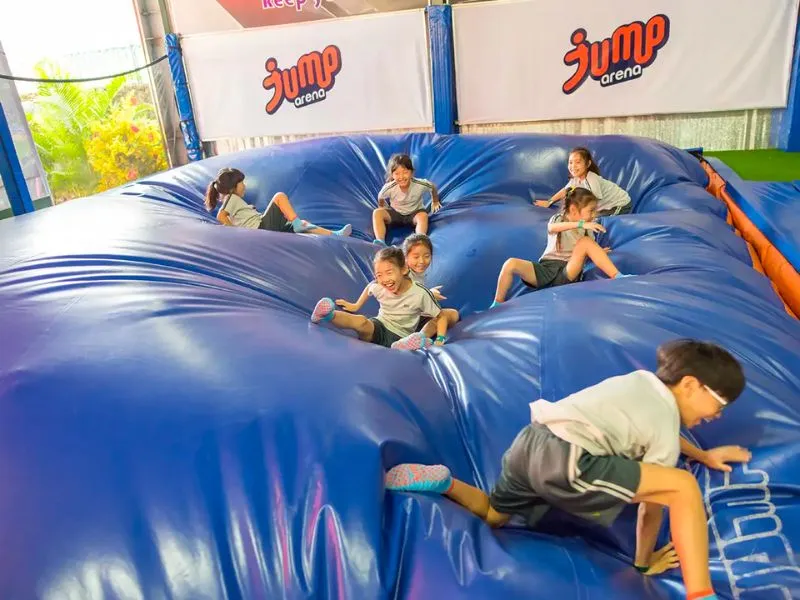 Vui chơi tại Jump Arena Hà Nội review khu Trampoline nổi tiếng