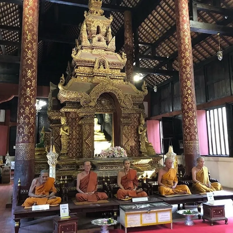 Wat Phra Singh với kiến trúc Lanna tại Chiang Mai