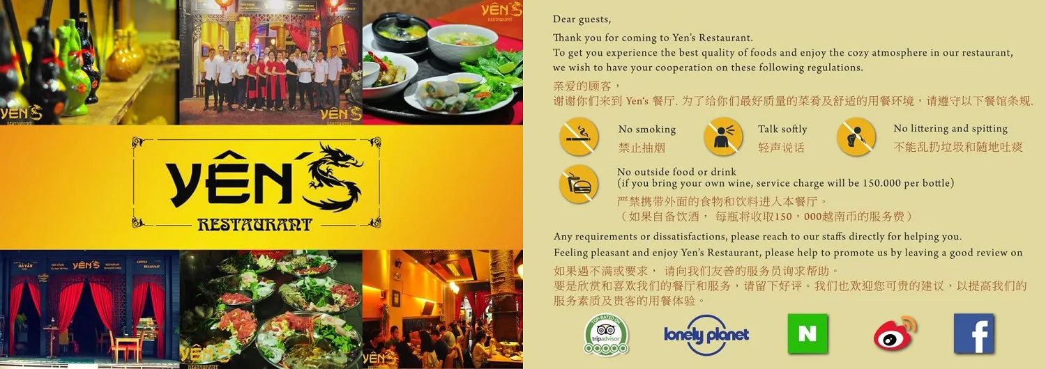 Yến’s Restaurant Nha Trang – Khơi gợi kỷ niệm một thời thơ ấu ùa về của bữa ăn gia đình